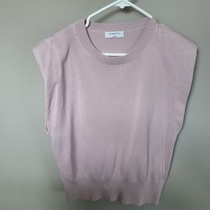 Babaton Cap Sleeve Knit Shirt